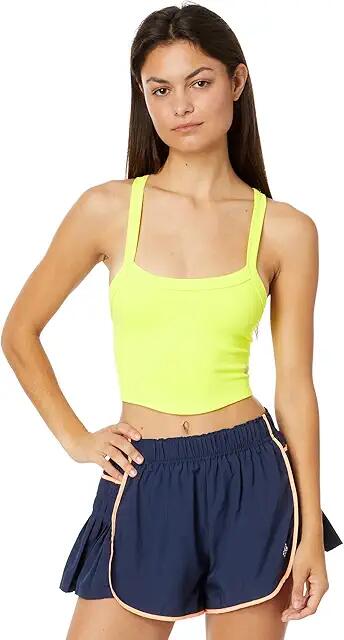 FP Movement All Clear Cami Solid (Highlighter Yellow) Women's Clothing Cover