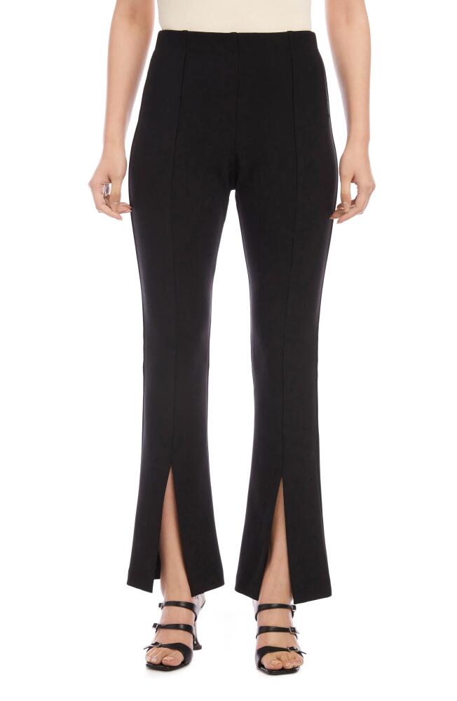 FIFTEEN TWENTY Harlow Slit Hem Bootcut Pants in Black Cover