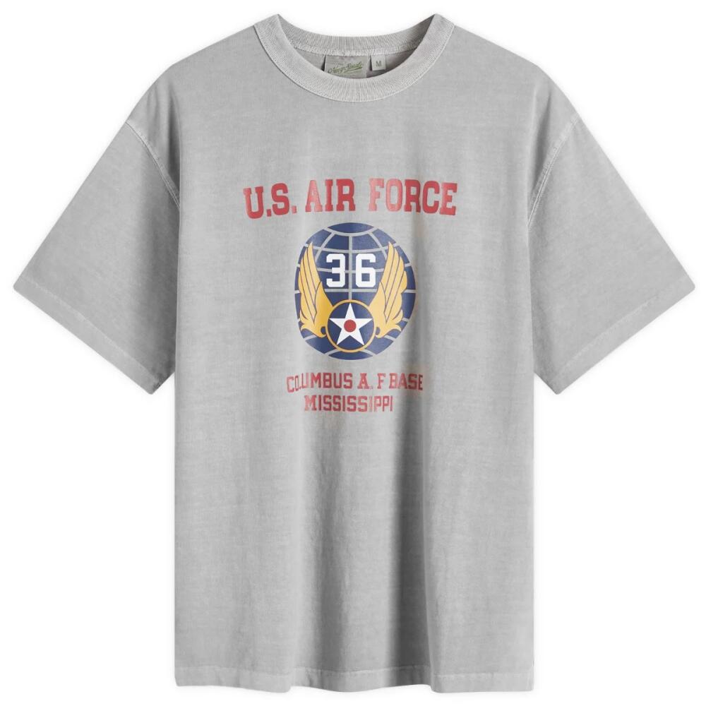 Uniform Bridge Men's A.F. 36 T-Shirt in Pigment Grey Cover