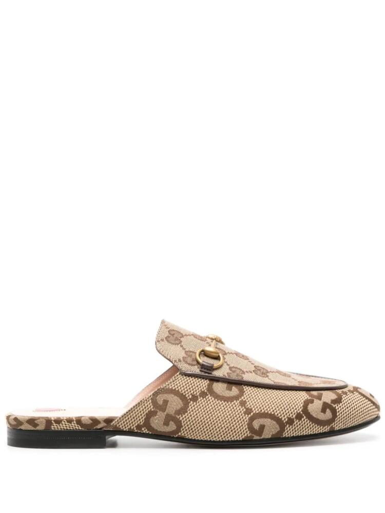 Gucci Princetown panelled slippers - Neutrals Cover