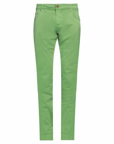 Hand Picked Man Pants Green Cotton, Lyocell, Elastane Cover