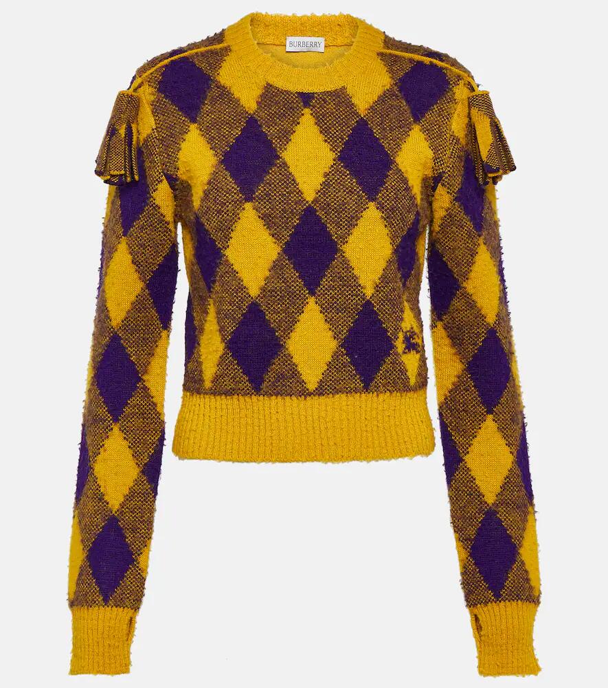 Burberry Argyle wool jacquard sweater Cover