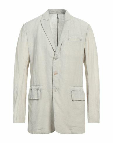 Masnada Man Blazer Grey Cotton, Linen, Polyamide Cover