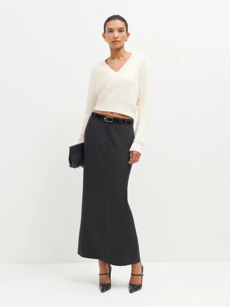 Reformation Cairo Mid Rise Maxi Skirt Cover