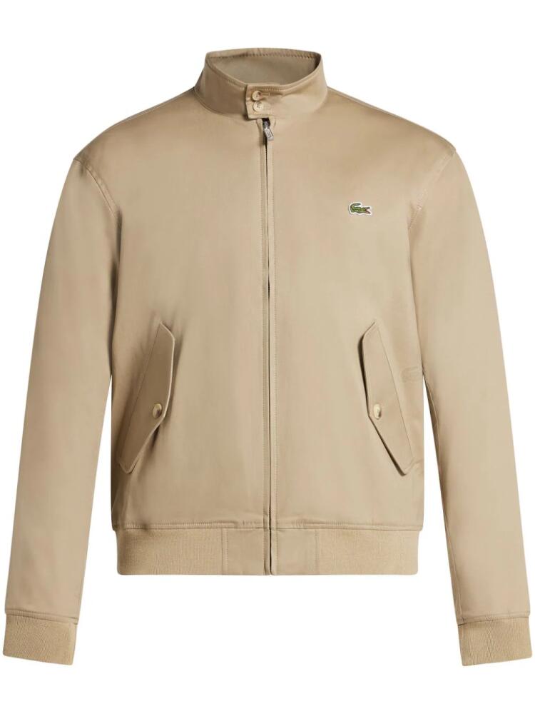 Lacoste cotton bomber jacket - Neutrals Cover