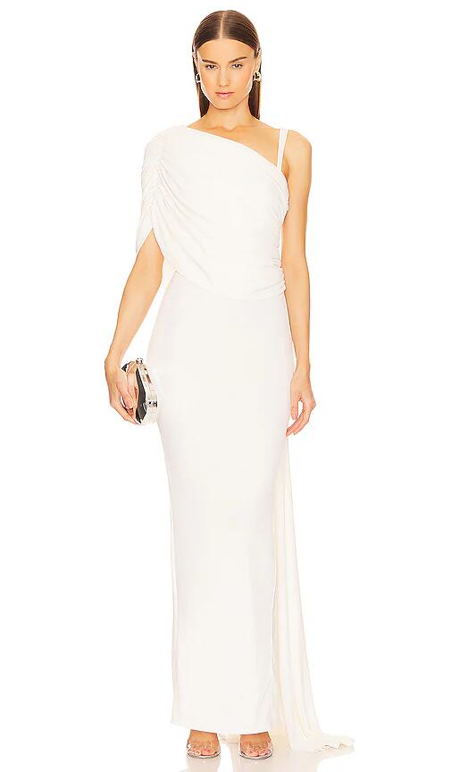 Michael Costello x REVOLVE Laurence Gown in Ivory Cover