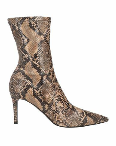 Stella Mccartney Woman Ankle boots Sand Textile fibers Cover