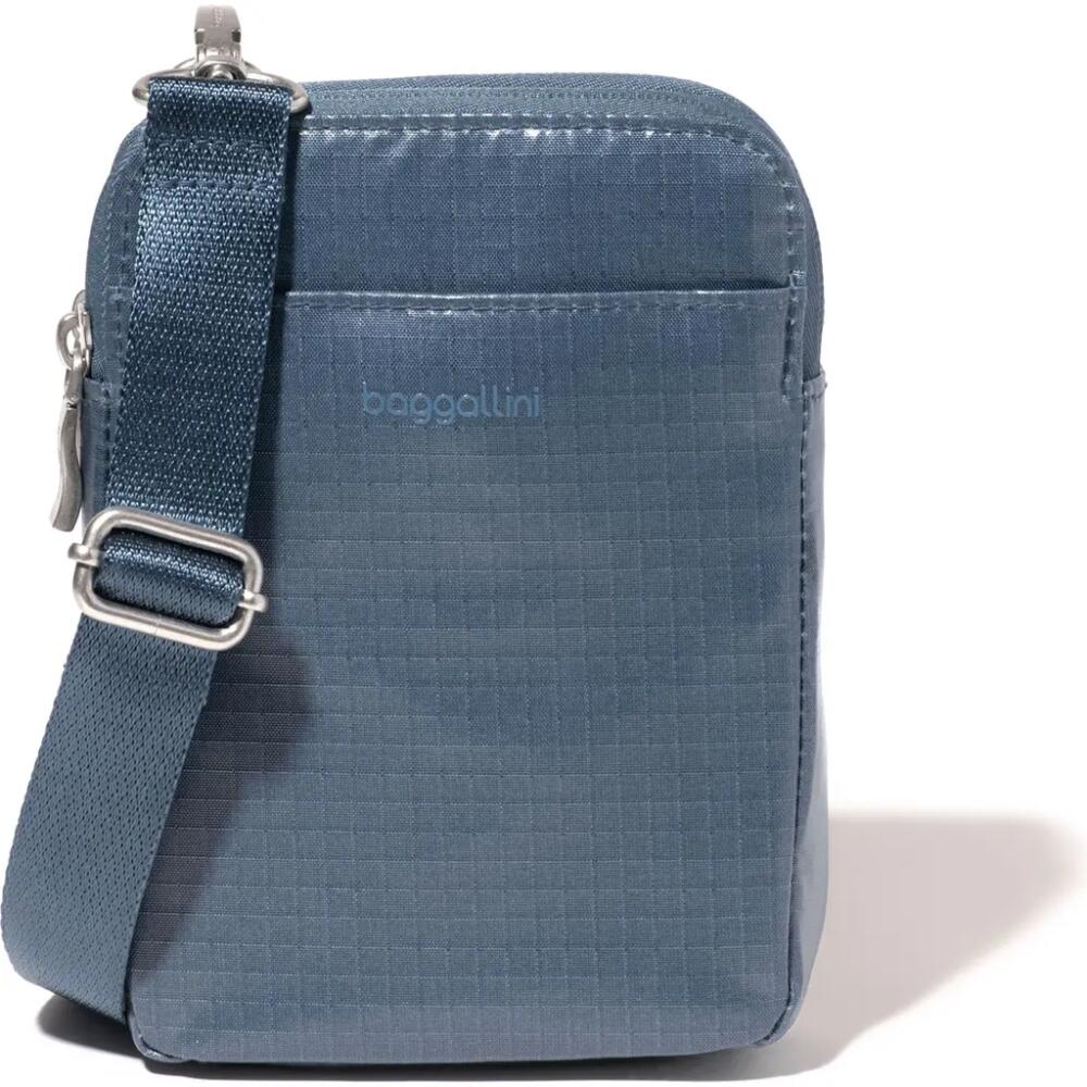 BAGGALLINI Modern Take Two RFID Crossbody Bag in Mist Gloss Ripstop Cover