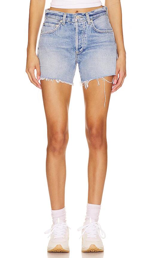 Citizens of Humanity Annabelle Long Vintage Relaxed Short in Blue Cover