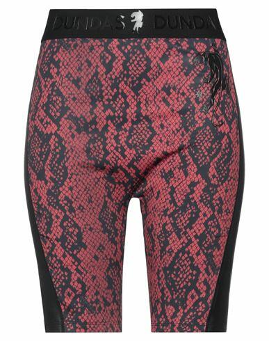 Dundas Woman Leggings Brick red Polyester, Elastane Cover