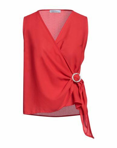 Fly Girl Woman Top Red Polyester Cover