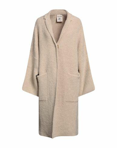 Semicouture Woman Cardigan Beige Wool, Acrylic, Alpaca wool, Polyamide, Elastane Cover