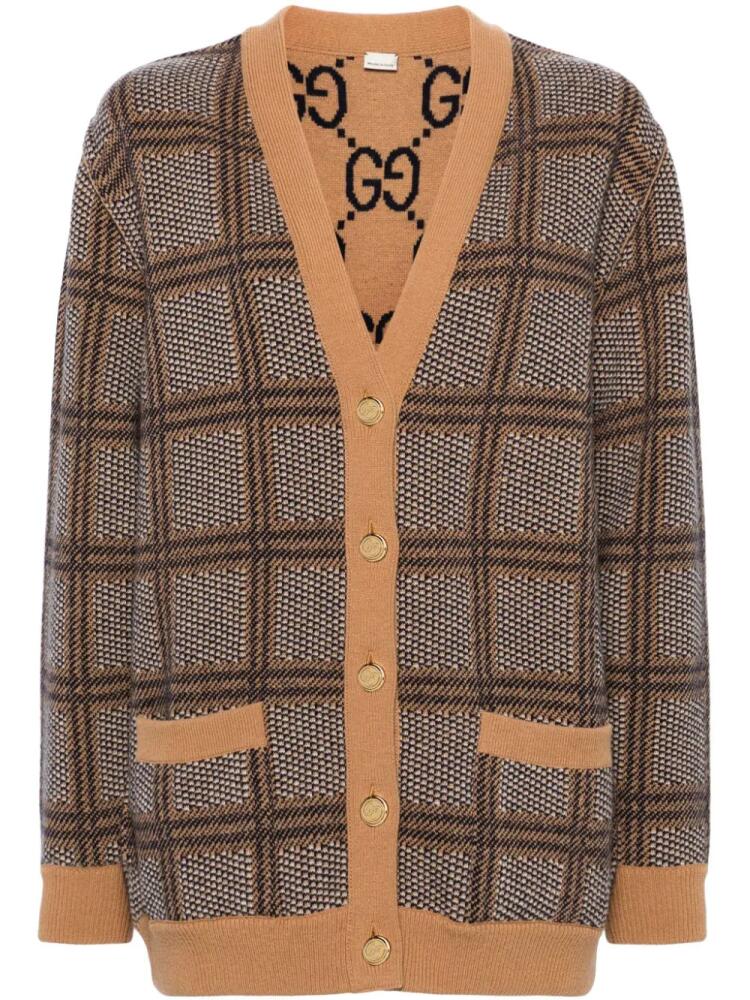 Gucci reversible V-neck cardigan - Neutrals Cover