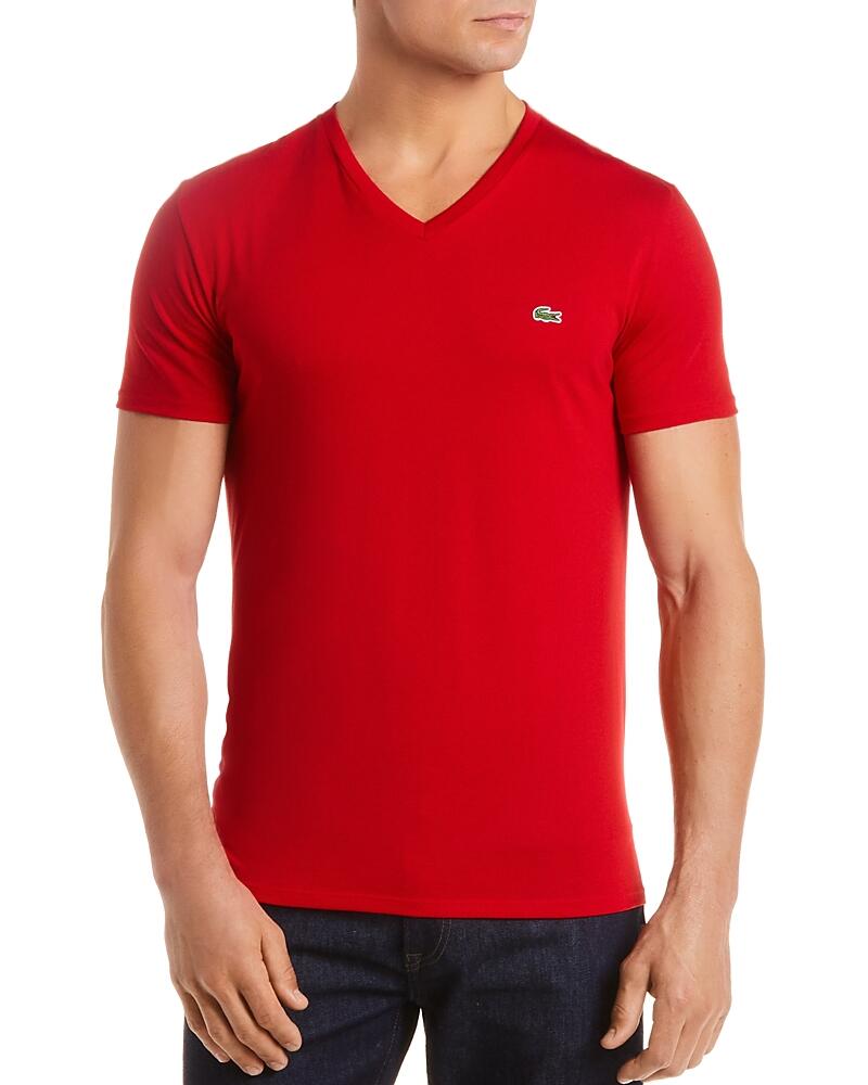 Lacoste V-Neck Pima Cotton Tee Cover