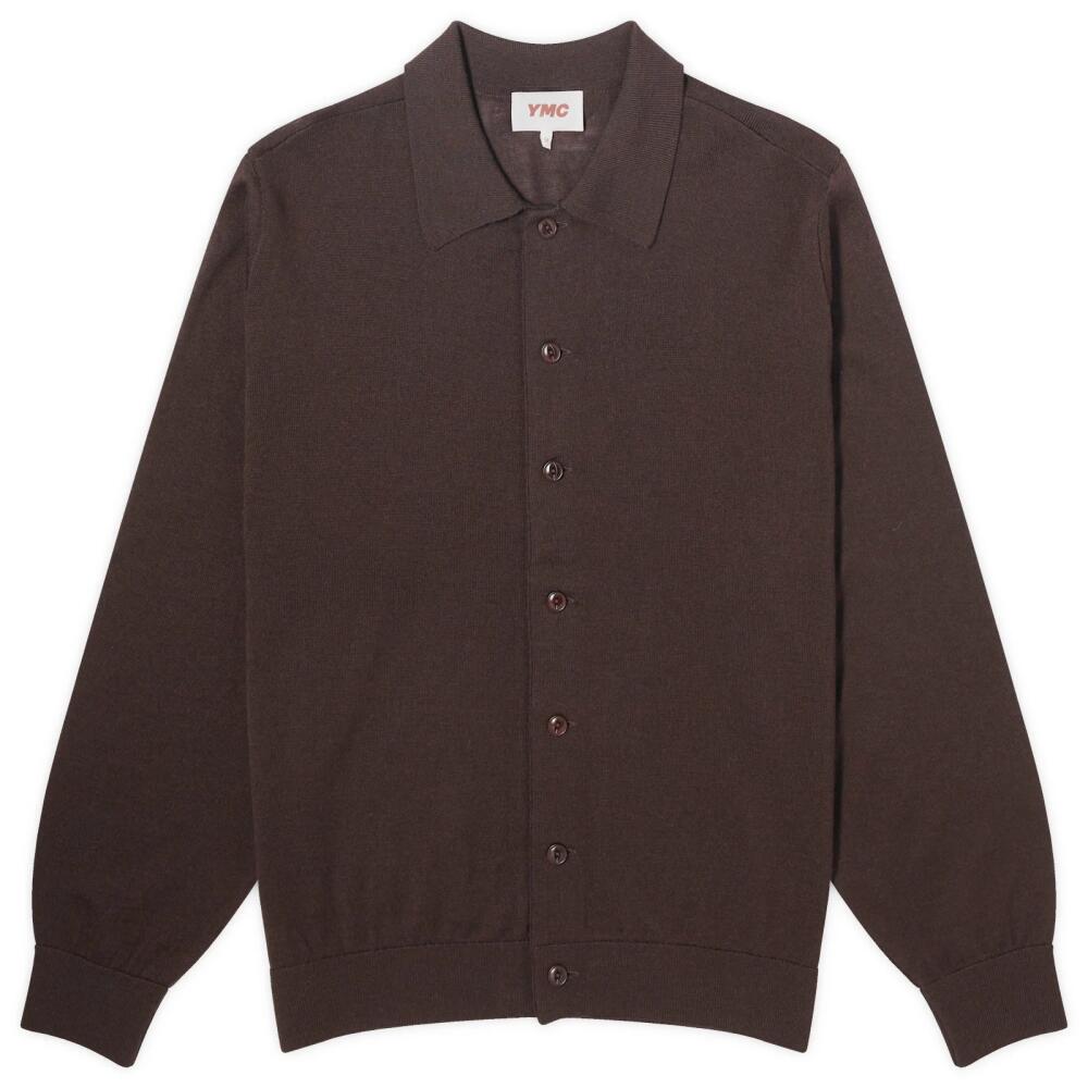 YMC Men's Rat Pack Cardigan in Brown Cover