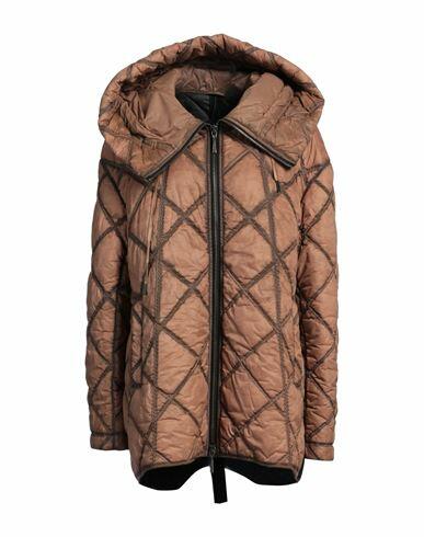 Masnada Woman Puffer Camel Polyester, Polyamide Cover