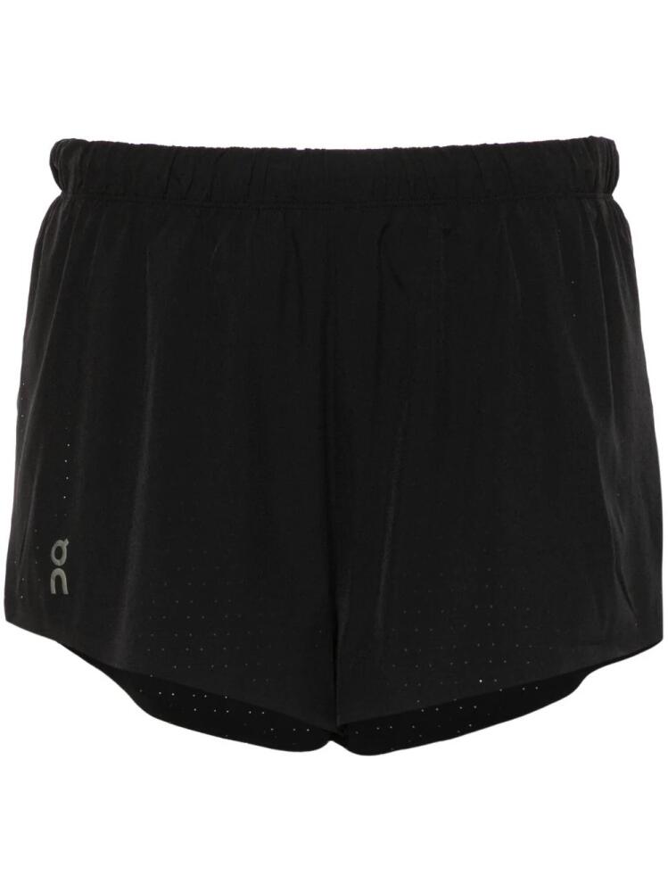 On Running logo-print shorts - Black Cover