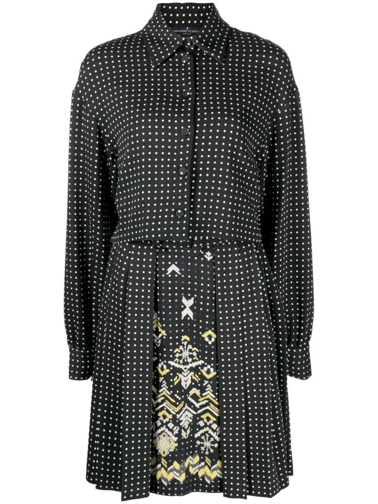 Ermanno Scervino polka-dot shirt dress - Black Cover