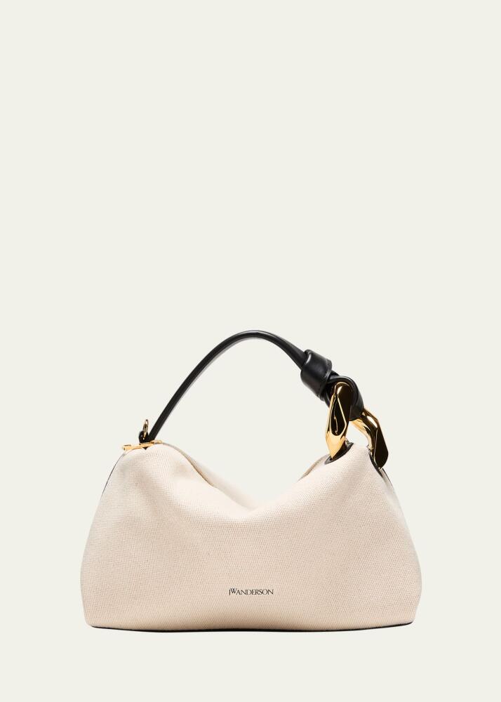 JW Anderson Chain Twill Canvas & Leather Crossbody Bag Cover