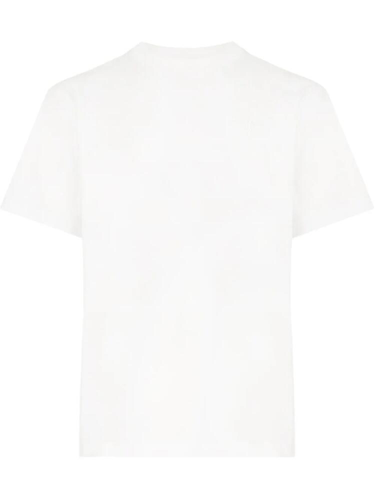 Giuseppe Zanotti finished-trim cotton T-Shirt - White Cover