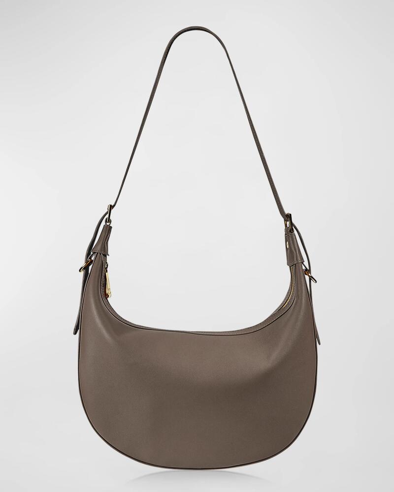 Gigi New York Reagan Zip Leather Hobo Bag Cover