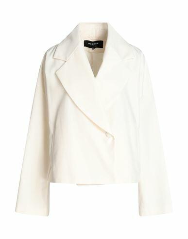 Rochas Woman Blazer Ivory Cotton, Polyester Cover