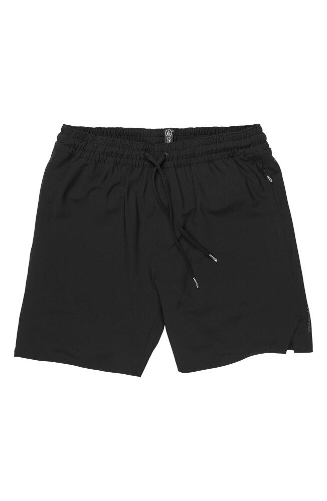 Volcom Frickin' Ascender Drawstring Shorts in Black Cover