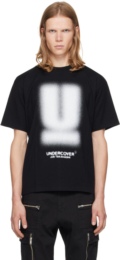 UNDERCOVER Black Printed Graphic T-Shirt Cover