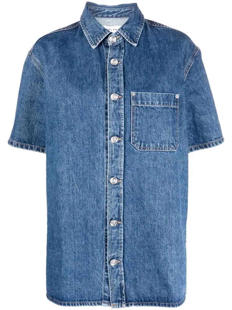 SLVRLAKE short-sleeved denim shirt - Blue Cover