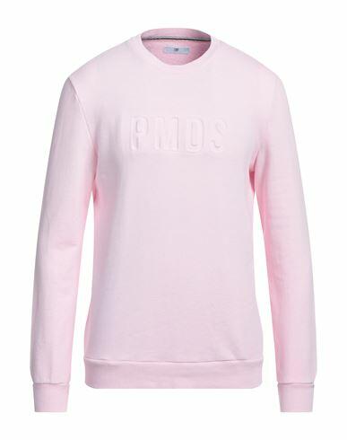 Pmds Premium Mood Denim Superior Man Sweatshirt Pink Cotton Cover