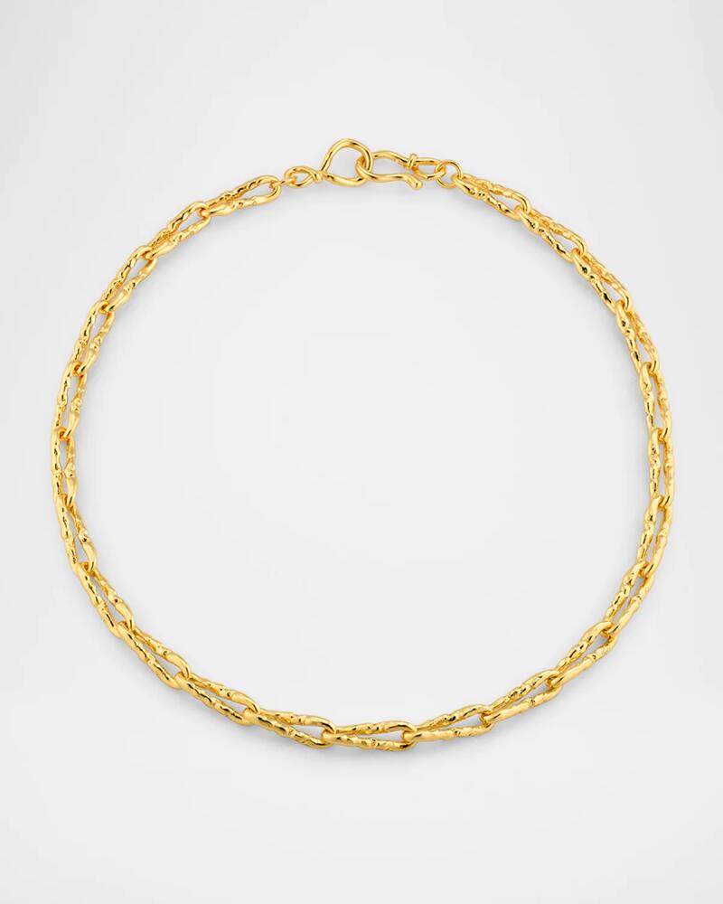 Alexis Bittar Brut Gold Twisted Link Necklace, 16"L Cover