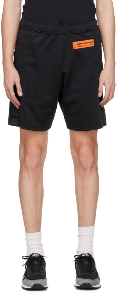 Heron Preston Black NF Shorts Cover