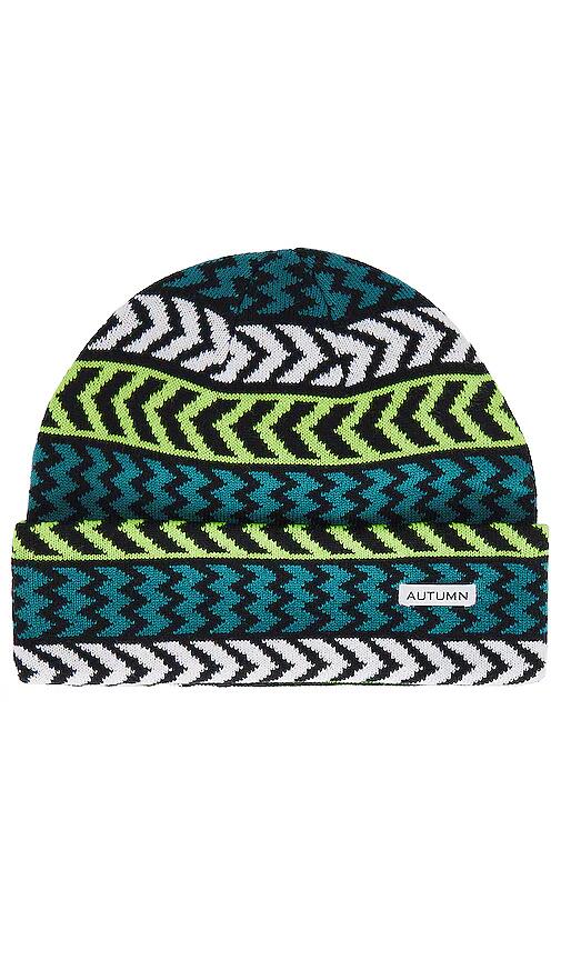 Autumn Headwear Chevron Select Fit Beanie in Teal Cover