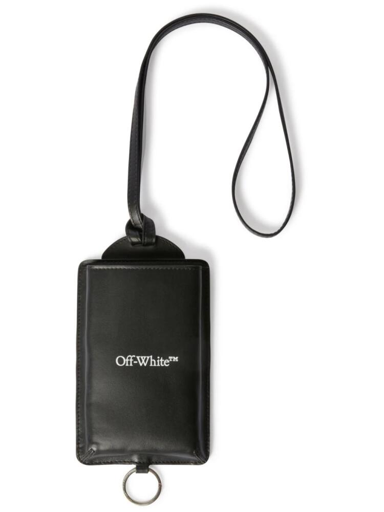 Off-White Bookish phone card holder - Black Cover