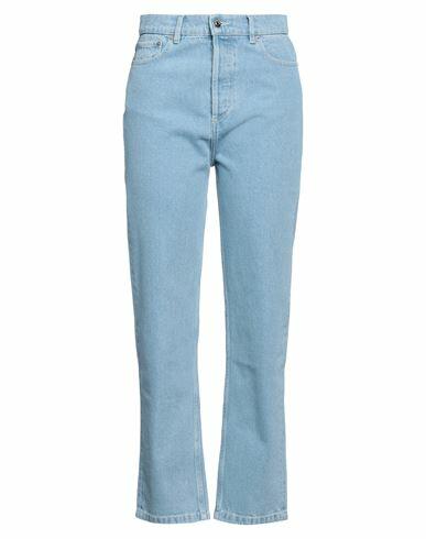 Nanushka Woman Jeans Blue Organic cotton Cover