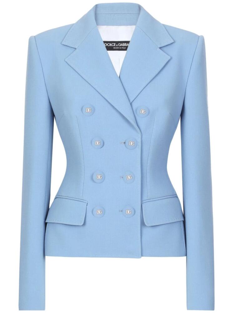 Dolce & Gabbana buttoned double breasted jacket - Blue Cover