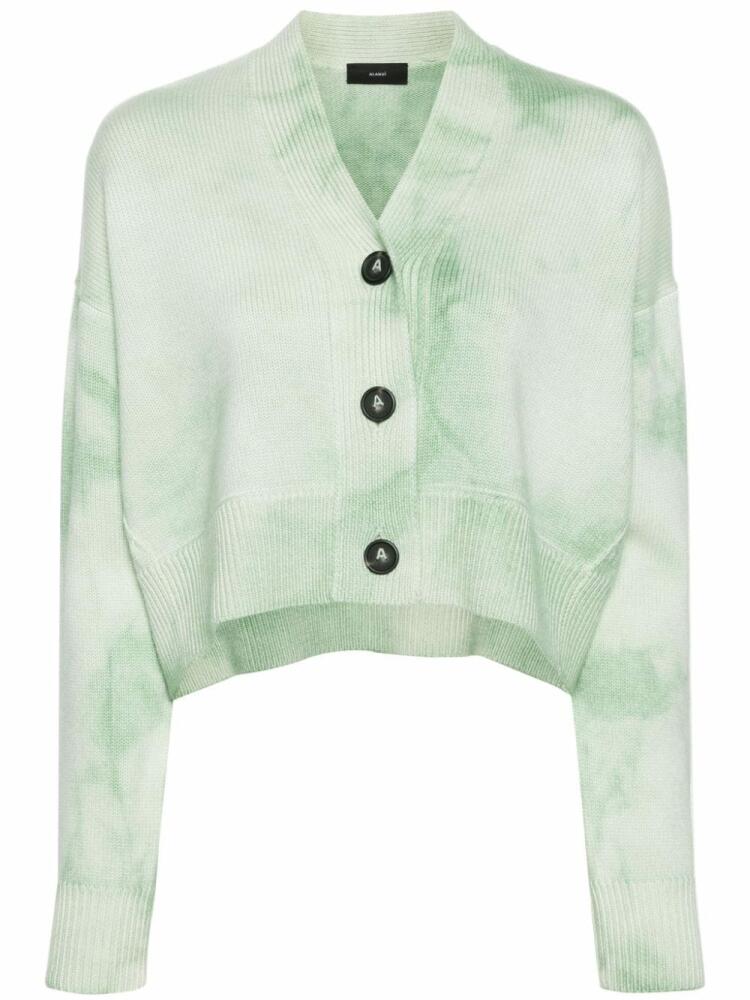 Alanui Magic Journey cropped cardigan - Green Cover