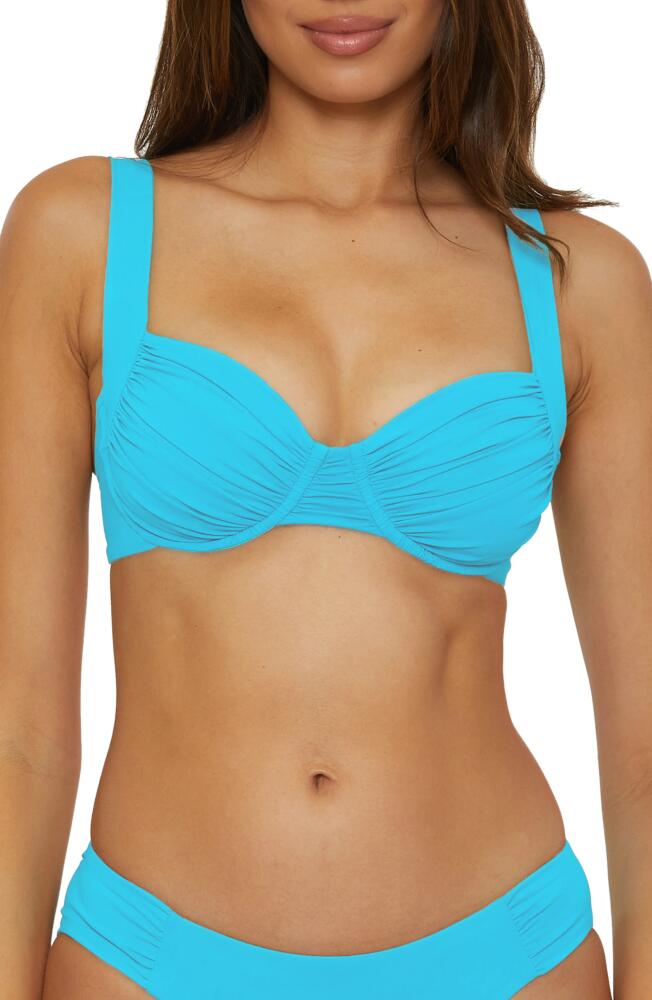 Becca Color Code Underwire Bikini Top in Cobalt Cover