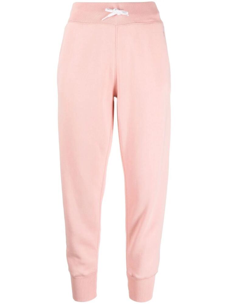 Polo Ralph Lauren drawstring-waist cotton-blend track pants - Pink Cover