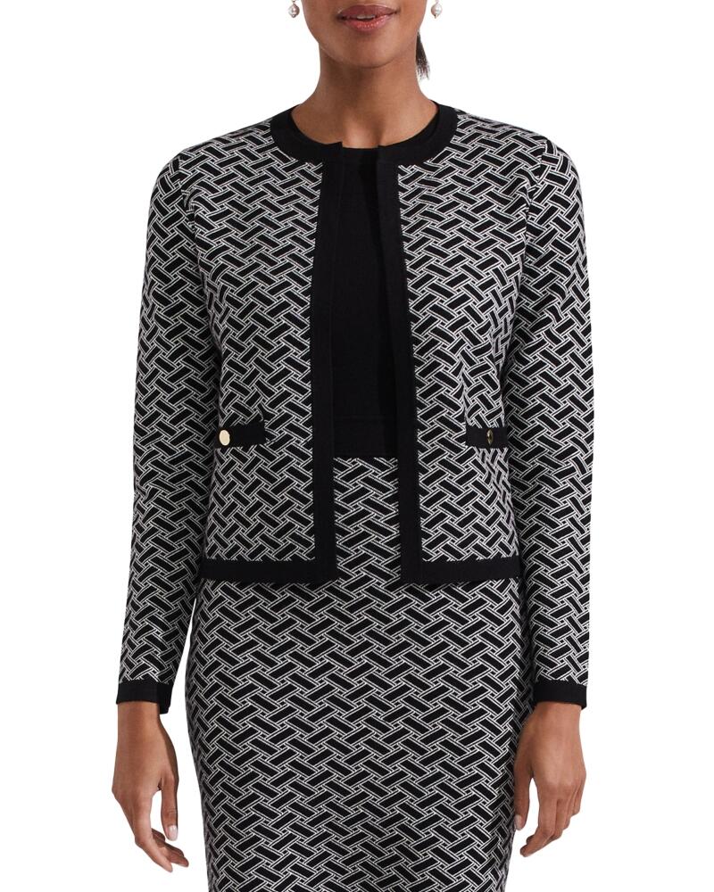 Hobbs London Perrie Emblematic Jacquard Jacket Cover