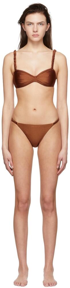 Diotima SSENSE Exclusive Tan Nylon Bikini Cover