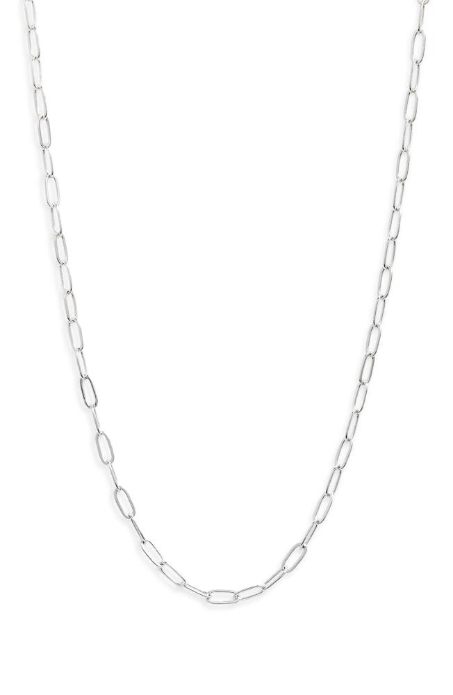 BP. Paper Clip Chain Necklace in Sterling Silver Dipped Cover