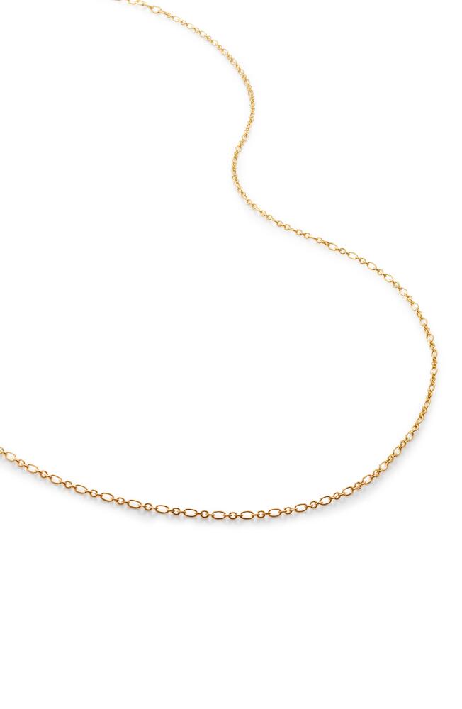 Monica Vinader Woven Chain Necklace in 18Ct Gold Vermeil/Ss Cover