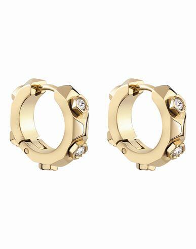 Philipp Plein The Plein Cuff Crystal Hoop Earrings Woman Earrings Gold Stainless Steel Cover