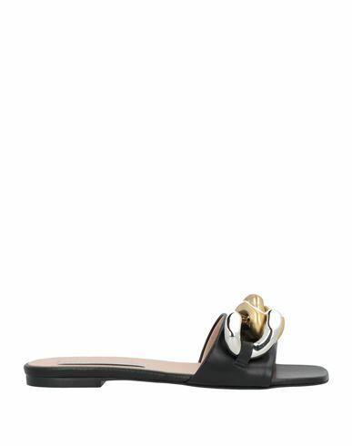 Stella Mccartney Woman Sandals Black Textile fibers Cover