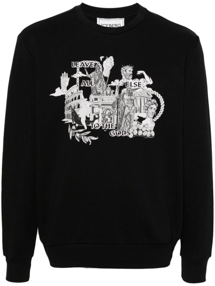 Iceberg roma-print sweatshirt - Black Cover