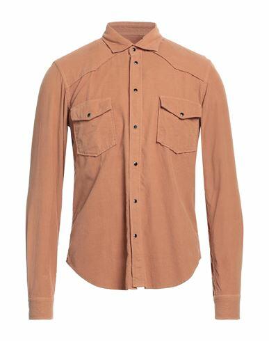 Stilosophy Man Shirt Camel Cotton Cover