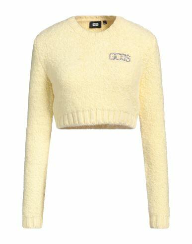 Gcds Woman Sweater Yellow Acrylic, Wool, Alpaca wool, Polyamide Cover