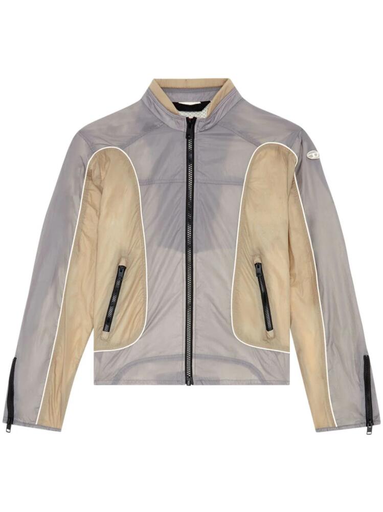 Diesel J-Blinkid-A colour-block bomber jacket - Neutrals Cover