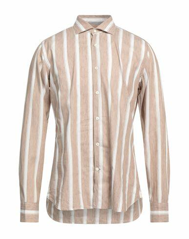 Tintoria Mattei 954 Man Shirt Dove grey Cotton, Linen Cover